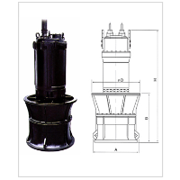 Submersible axial flow (propeller) pump - DHP