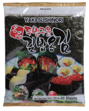 Twice Roasted Seaweed Roll 30Sheets